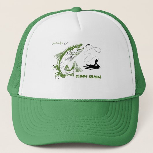Casquette Conception saumon (Devant)