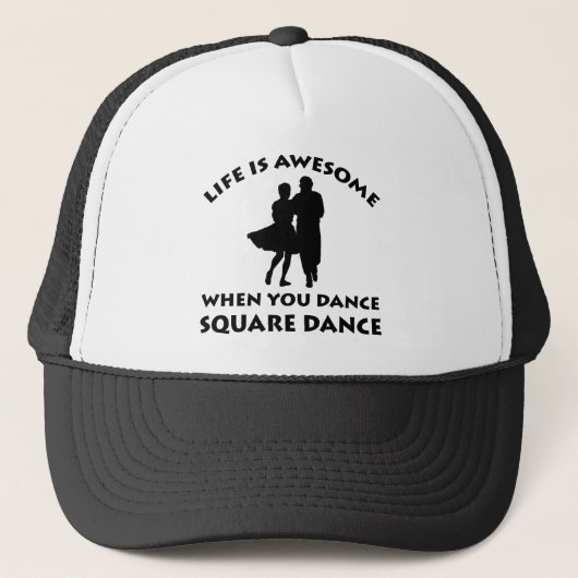 Casquette conceptions de danse carrée (Devant)