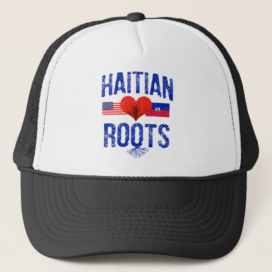 Casquette Conceptions haïtiennes de drapeau (Devant)