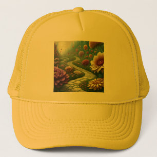 Casquette Concevoir une scène onirique d'un jardin avec fleu