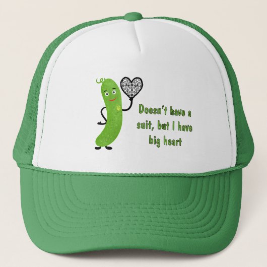 Casquette Concombre vert (Devant)