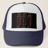 Casquette Conçu pour Ben avec son nom dessus (Devant)