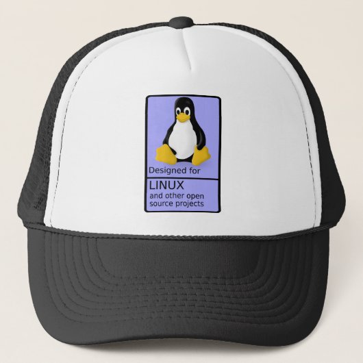 Casquette Conçu pour Linux (Devant)