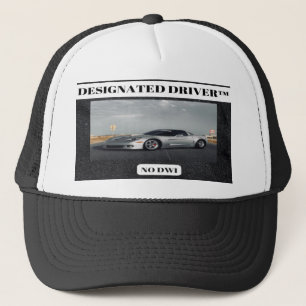 Casquette Conducteur désigné Corvette Camion noir et blanc