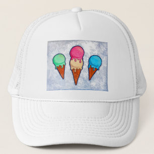 Casquette cônes de crème glacée