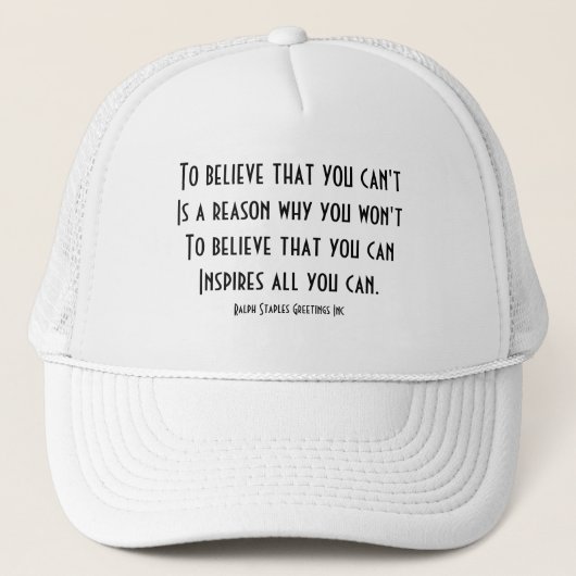 Casquette Confiance (Devant)