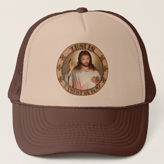 Casquette Confiance divine de Jésus I de pitié dans vous (Devant)