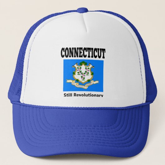 Casquette Connecticut flag and motto (Devant)