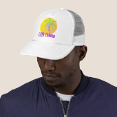 Casquette Conscience de Cancer (En situation)