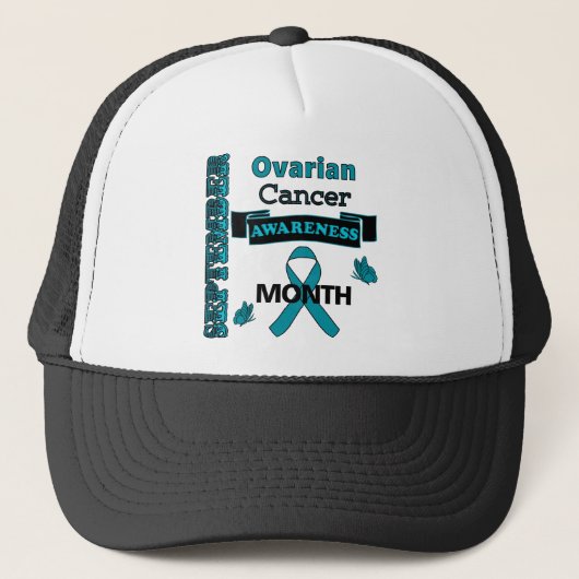 Casquette Conscience de Cancer ovarien (Devant)