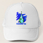 Casquette Conserver Eau Terre goutte d'eau (Devant)