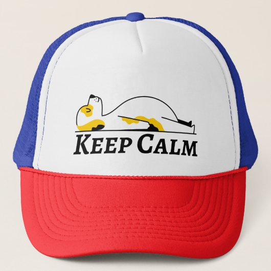 Casquette Conserver le chapeau de camion calme (Devant)