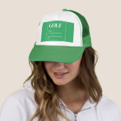 Casquette Conspiration sur le golf (En situation)
