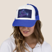 Casquette Constellation, Art Fractal Abstrait Imaginaire (En situation)
