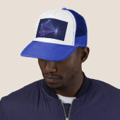 Casquette Constellation, Art Fractal Abstrait Imaginaire (En situation)