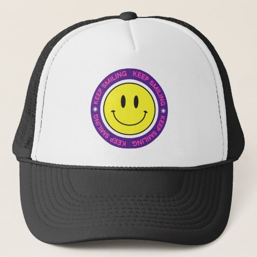 Casquette Continuez à sourire (Devant)