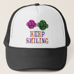 Casquette CONTINUEZ LE SOURIRE : Visages artistiques des
