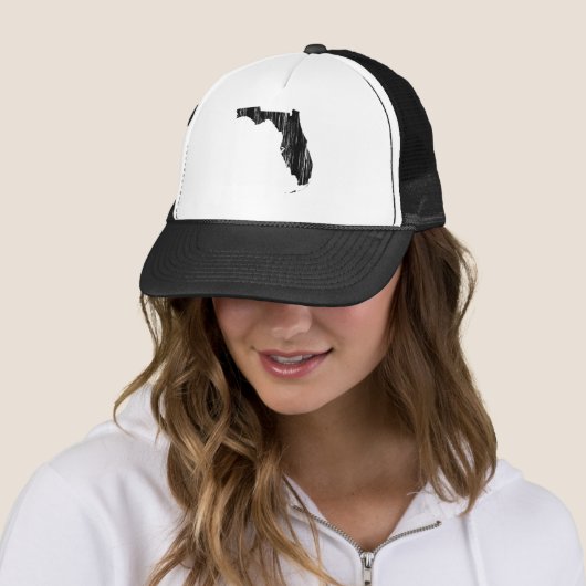 Casquette Contour affligé d'état de la Floride (En situation)