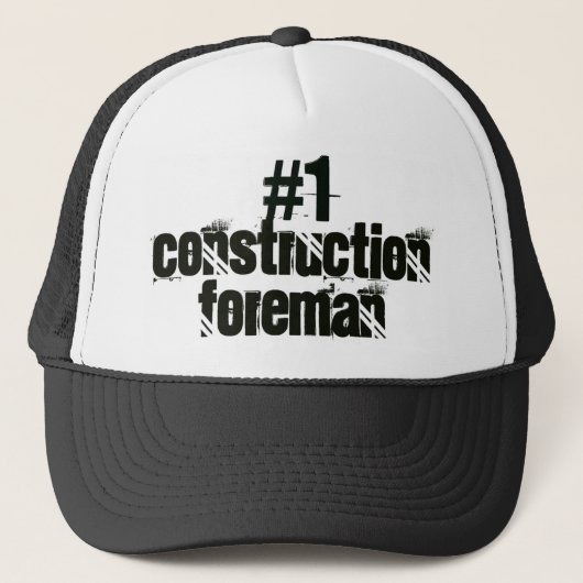 Casquette Contremaître de construction (Devant)