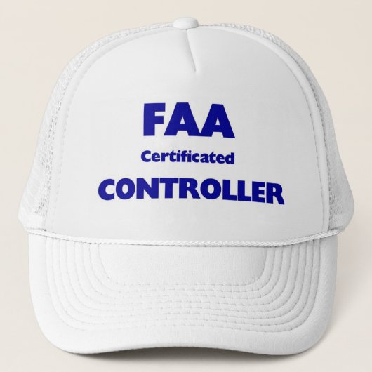 Casquette Contrôleur diplômée par FAA (Devant)