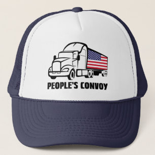 Casquette Convoi du peuple 2022 I Support Truckers American