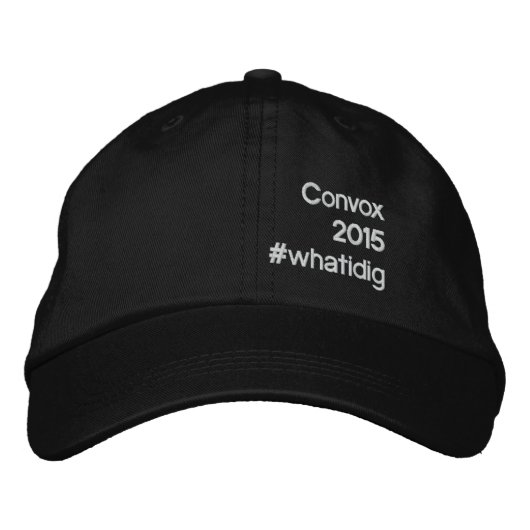 Casquette Convox 2015 (Devant)