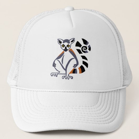 Casquette Cool à queue arc-en-ciel -LEMUR -Conservation - Pr (Devant)
