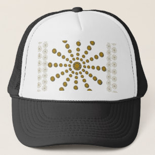 Casquette Cool africain Sunflower poka point Art Design