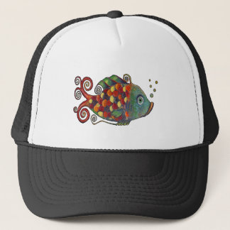 Casquette Cool Artsy de hippie de poissons lunatiques