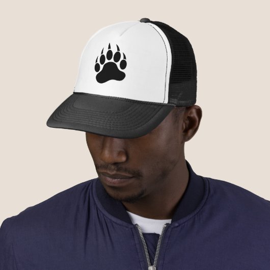 Casquette Cool classique et simple patte d'ours (En situation)