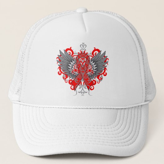 Casquette Cool de sensibilisation aux maladies cardiaques (Devant)