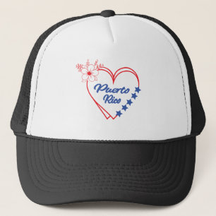 Casquette Cool Floral Porto Rico - Illustration cardiaque