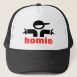 Casquette Cool homie logo camionneur chapeau<br><div class="desc">Cool homie logo camionneur chapeau. Casquette personnalisé.</div>