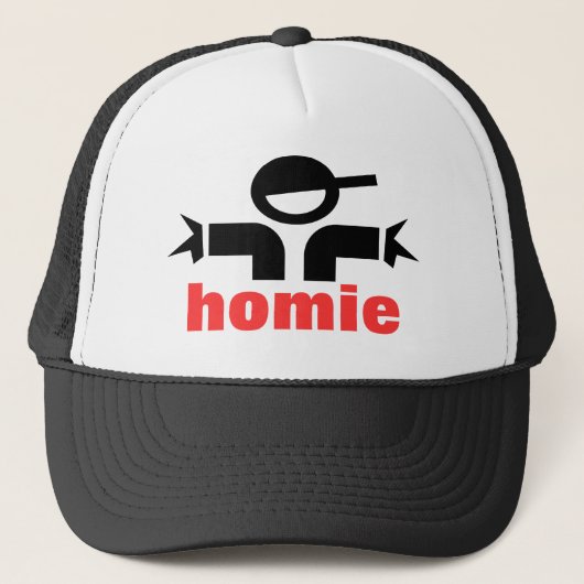 Casquette Cool homie logo camionneur chapeau (Devant)