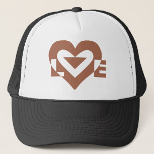 Casquette Cool Love Graphic, Mocha Brown