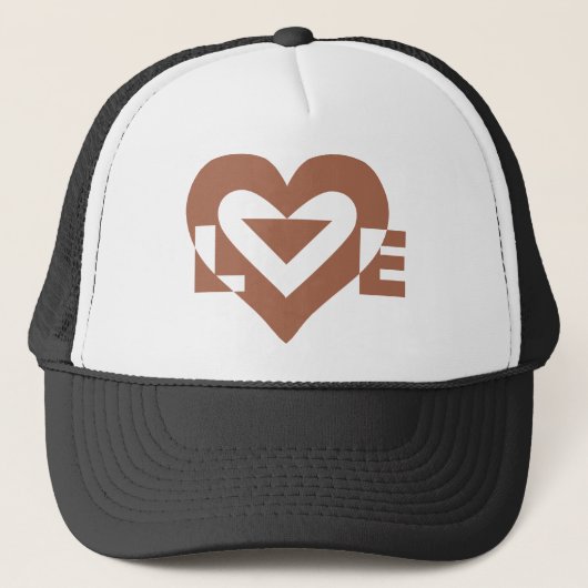 Casquette Cool Love Graphic, Mocha Brown (Devant)