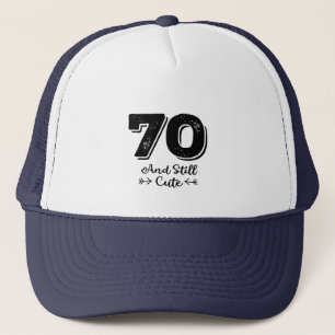 Casquette cool mignon 70e anniversaire citation des paroles