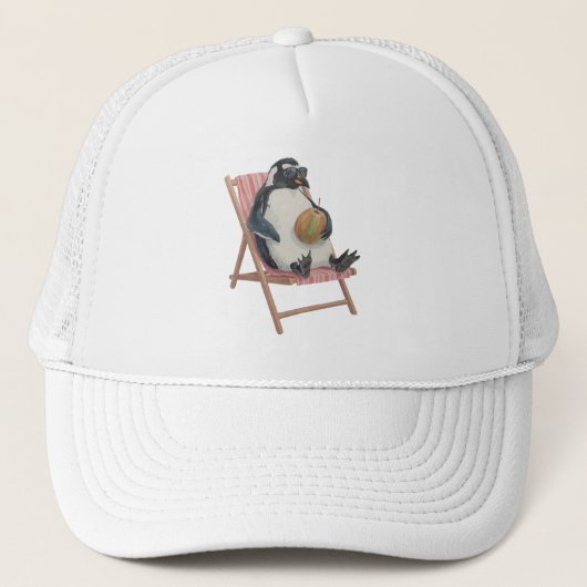 Casquette Cool Penguin Cap | Funny Summer Cartoon Hat (Devant)