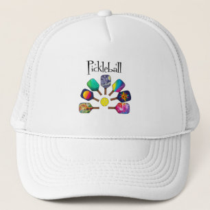 Casquette Cool Pickleball Paddle Sports Rainbow