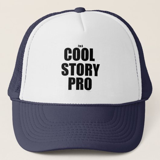 Casquette Cool Story Pro Epic Writer Life Motto (Devant)
