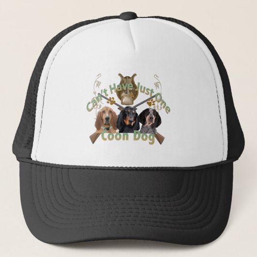 Casquette Coon Chien ne peut pas en avoir un seul (Devant)