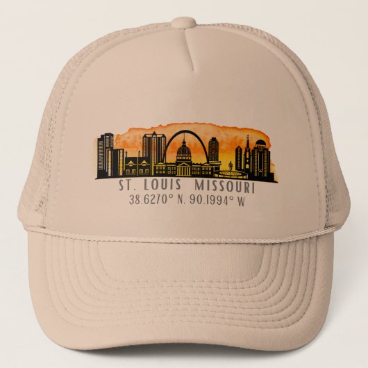 Casquette Coordinates de St. Louis Skyline (Devant)