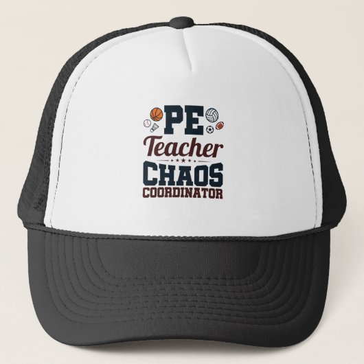 Casquette Coordinateur PE Teacher Chaos (Devant)
