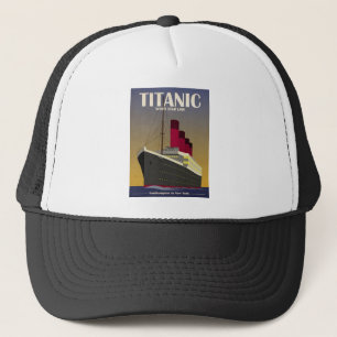 Casquette Copie titanique d'art déco de revêtement d'océan