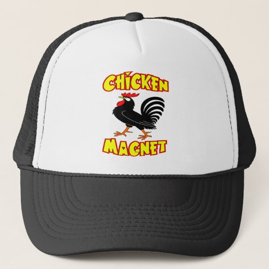 Casquette Coq d'aimant de poulet (Devant)