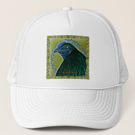 Casquette Coq de Sumatra encadré (Devant)