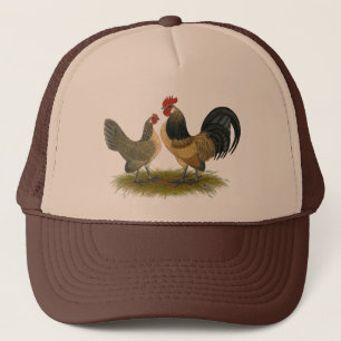 Casquette Coq nain néerlandais : Cailles bleues