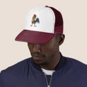 Casquette Coq résilient ! (En situation)