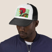 Casquette Coq typique de Barcelos (En situation)