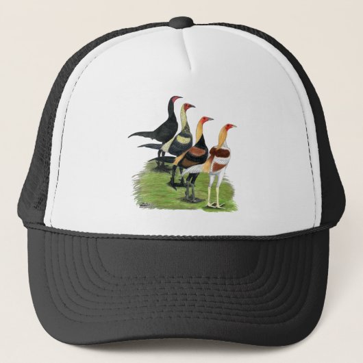 Casquette Coqs de Combat Moderne (Devant)